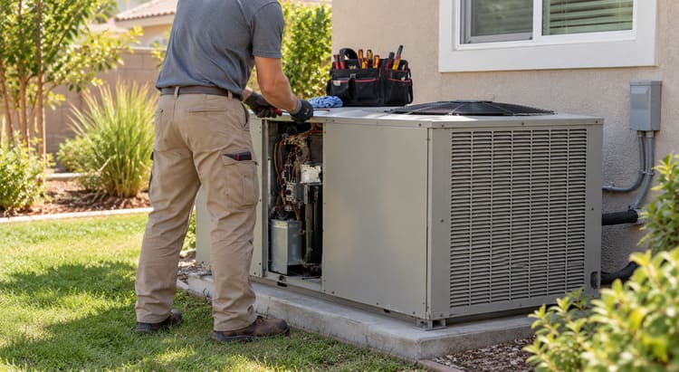 hvac packaged unit service